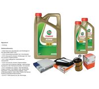 Mahle Controllo Set 7L castrol edge 5W-30 C3 per Honda Cr-V III