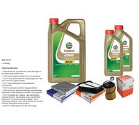 Mahle Controllo Set 7L castrol edge 5W-30 C3 per Honda Cr V III