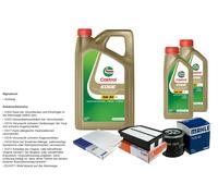MAHLE Controllo Set 7L CASTROL EDGE 5W-30 C3 Per Hyundai IX35 2.0 KIA