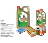 MAHLE Controllo set 7L CASTROL EDGE 5W-30 C3 per il VW Tiguan 2.0 TDI 4motion