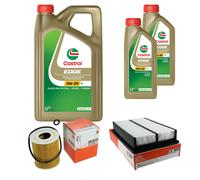 MAHLE Controllo Set 7L CASTROL EDGE 5W-30 C3 Per Mazda 3 2.3 MPS Turbo