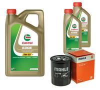 MAHLE Controllo Set 7L CASTROL EDGE 5W-30 C3 Per Mitsubishi Mirage/Space