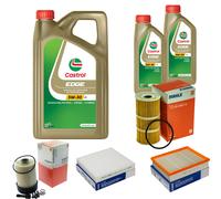MAHLE Controllo Set 7L CASTROL EDGE 5W-30 C3 Per Nissan NP300 Navara Pick-Up