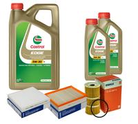 MAHLE Controllo Set 7L CASTROL EDGE 5W-30 C3 Per Nissan NP300 Navara Pick-Up