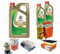 MAHLE Controllo Set 7L CASTROL EDGE 5W-30 C3 Per Opel Movano B Furgone 2.3