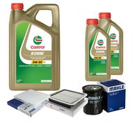 MAHLE Controllo Set 7L CASTROL EDGE 5W-30 C3 Per Subaru Legacy IV Station