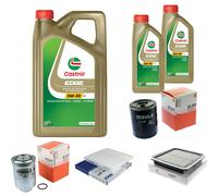 MAHLE Controllo Set 7L CASTROL EDGE 5W-30 C3 Per Subaru Legacy IV Station