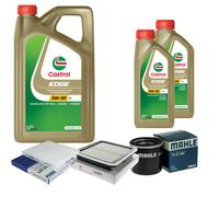 MAHLE Controllo Set 7L CASTROL EDGE 5W-30 C3 Per Subaru Outback 2.5 Bi-Fuel