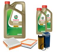 MAHLE Controllo Set 7L CASTROL EDGE 5W-30 C3 Per Toyota Verso 1.6 D-4D