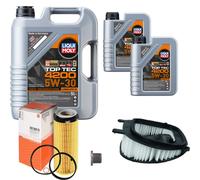 MAHLE Controllo Set 7L Liqui Moly 5W-30 Top Tec 4200 Per BMW X5 xDrive30d