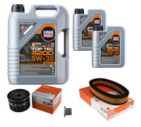 MAHLE Controllo Set 7L Liqui Moly 5W-30 TOP TEC 4200 Per Renault 19 II 1.7