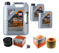 MAHLE Controllo Set 7L Liqui Moly 5W-30 Top Tec 4200 Per Renault 19 II