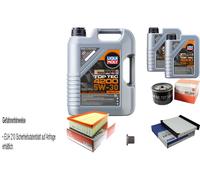 Mahle Controllo Set 7L Liqui Moly 5W-30 Top Tec 4200 per Renault Scénic Sfere
