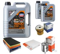 MAHLE Controllo Set 7L Liqui Moly 5W-30 Top Tec 4200 Per Volvo V40 Kombi 2.0