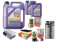 MAHLE Controllo Set 7L Liqui Moly 5W-40 Leichtlauf High Tech Per Renault