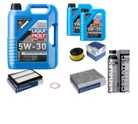 MAHLE Controllo Set 7L Liqui Moly Longtime 5W-30 Per Nissan Qashqai II