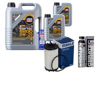MAHLE Controllo Set 7L Liqui Moly Top Tec 6200 0W-20 Per Porsche Cayenne 3.0