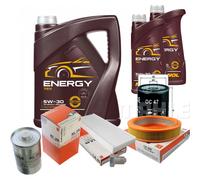 Mahle Controllo Set 7L mannol 5W-30 Energia per Audi 80 1.8 S 1.6