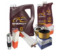 Mahle Controllo Set 7L mannol 5W-30 Energia per BMW Serie 3er Compatto 316 Ti