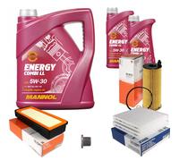 Mahle Controllo Set 7L mannol 5W-30 Energy Combi Ll per BMW X3 xDrive30d X4