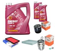 MAHLE Controllo Set 7L MANNOL 5W-30 Energy Combi LL Per Nissan X-Trail 2.2