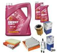 Mahle Controllo Set 7L Mannol 5W-30 Energy Combi Ll Per VW Golf V 3.2 R32