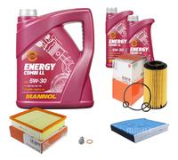 MAHLE Controllo Set 7L MANNOL 5W-30 Energy Per Mercedes B-Klasse A-Klasse