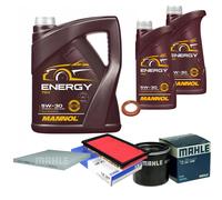 MAHLE Controllo Set 7L MANNOL 5W-30 Energy Per Nissan Murano II 3.5 4x4