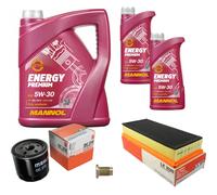 MAHLE Controllo Set 7L MANNOL 5W-30 Energy Premium Per Alfa Romeo GT 1.8 TS