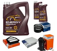 Mahle Controllo Set 7L Mannol 5W-30 Energy Premium Per Honda CR-V IV
