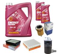 Mahle Controllo Set 7L Mannol 5W-30 Energy Premium Per Mitsubishi Outlander