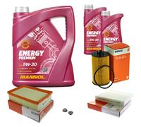 Mahle Controllo Set 7L mannol 5W-30 Energy Premium per Opel Mokka / Moca