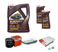 Mahle Controllo Set 7L Mannol 5W-30 Energy Premium Per Toyota Avensis