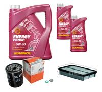 Mahle Controllo Set 7L Mannol 5W-30 Energy Premium Per Toyota MR 2 III 1.8