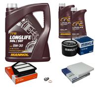 MAHLE Controllo Set 7L MANNOL 5W-30 LONGLIFE Per Honda CR-V IV 1.6i-DTEC