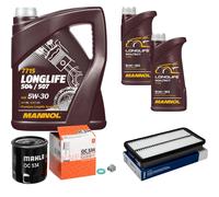 MAHLE Controllo Set 7L MANNOL 5W-30 LONGLIFE Per Toyota RAV 4 I 2.0 4WD MR