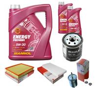 MAHLE Controllo set 7L MANNOL 5W-30 Premio energia per Opel Vectra C