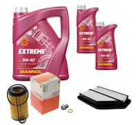 Mahle Controllo Set 7L mannol 5W-40 Estremo per Honda Cr-V II 2.2 Ctdi Fr-V