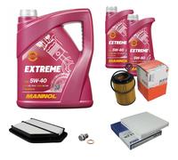 Mahle Controllo Set 7L mannol 5W-40 Estremo per Honda Cr-V III 2.2i-CTDI