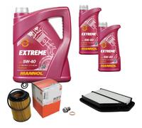 Mahle Controllo Set 7L mannol 5W-40 Estremo per Honda Cr-V III 2.2i-CTDI 4WD
