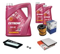 Mahle Controllo Set 7L mannol 5W-40 Estremo per Opel Agila (A) 1.3