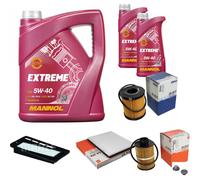 Mahle Controllo Set 7L mannol 5W-40 Estremo per Opel Agila (Un) 1.3