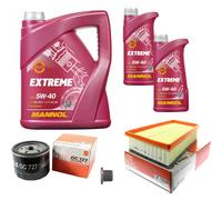 Mahle Controllo Set 7L mannol 5W-40 Estremo per Renault Scénic III 1.5 DCI