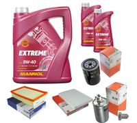 Mahle Controllo Set 7L mannol 5W-40 Estremo per VW Caddy II Familiare 1.9 Tdi