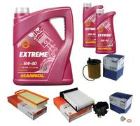 MAHLE Controllo Set 7L MANNOL 5W-40 EXTREME Adatto Per Peugeot 107