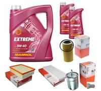 MAHLE Controllo Set 7L MANNOL 5W-40 Extreme Per Audi A4 Avant 2.0 TFSI