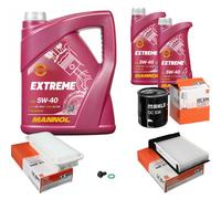 MAHLE Controllo Set 7L MANNOL 5W-40 Extreme Per Citroën C1 1.0 Peugeot 107