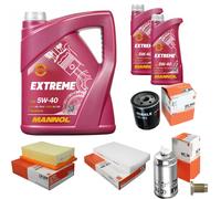 MAHLE Controllo Set 7L MANNOL 5W-40 Extreme Per Fiat Brava 1.9 TD 75 S Bravo