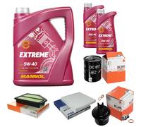 MAHLE Controllo Set 7L MANNOL 5W-40 Extreme Per Honda CR-V III 2.4I-VTEC 4WD