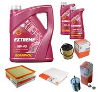 MAHLE Controllo Set 7L MANNOL 5W-40 Extreme Per Opel Omega B 2.5 V6 3.0